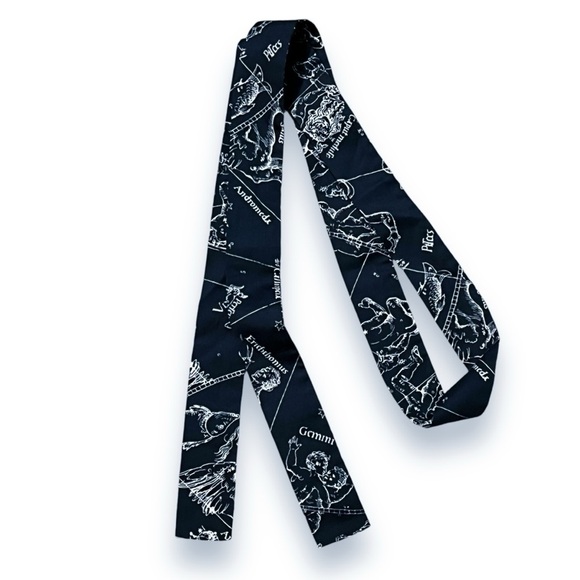 Rani Arabella Midi Shirt  Dress Celestial Zodiac Print Pockets Navy Italy Large - Picture 7 of 7